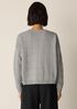 Cotton & Recycled Cashmere Crew Neck Top