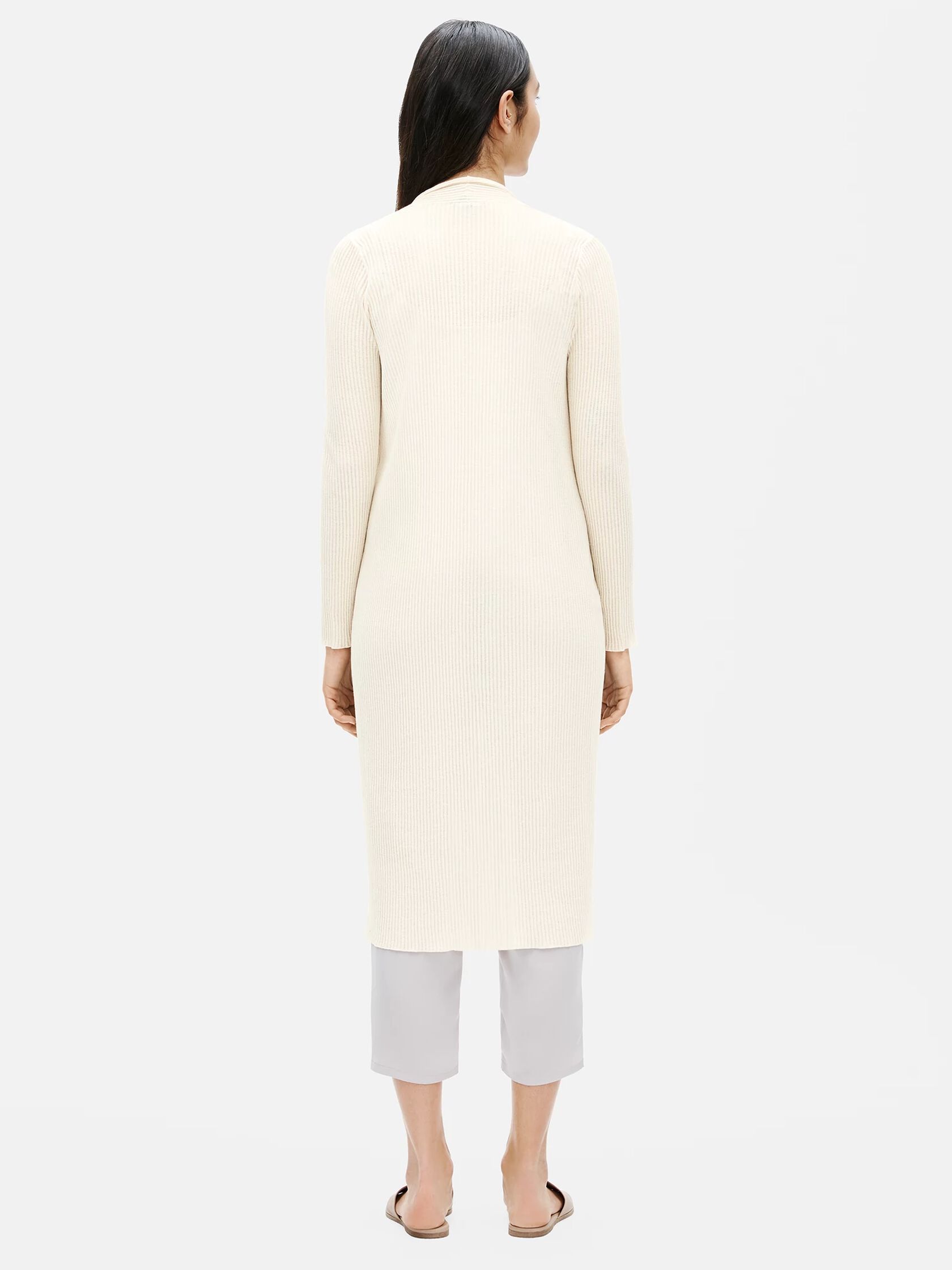 Limited Edition Sheer Organic Cotton Long Cardigan