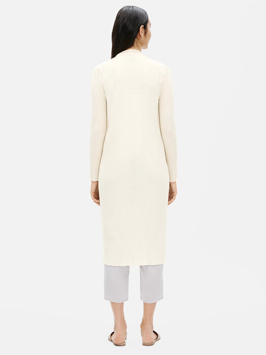 Limited Edition Sheer Organic Cotton Long Cardigan
