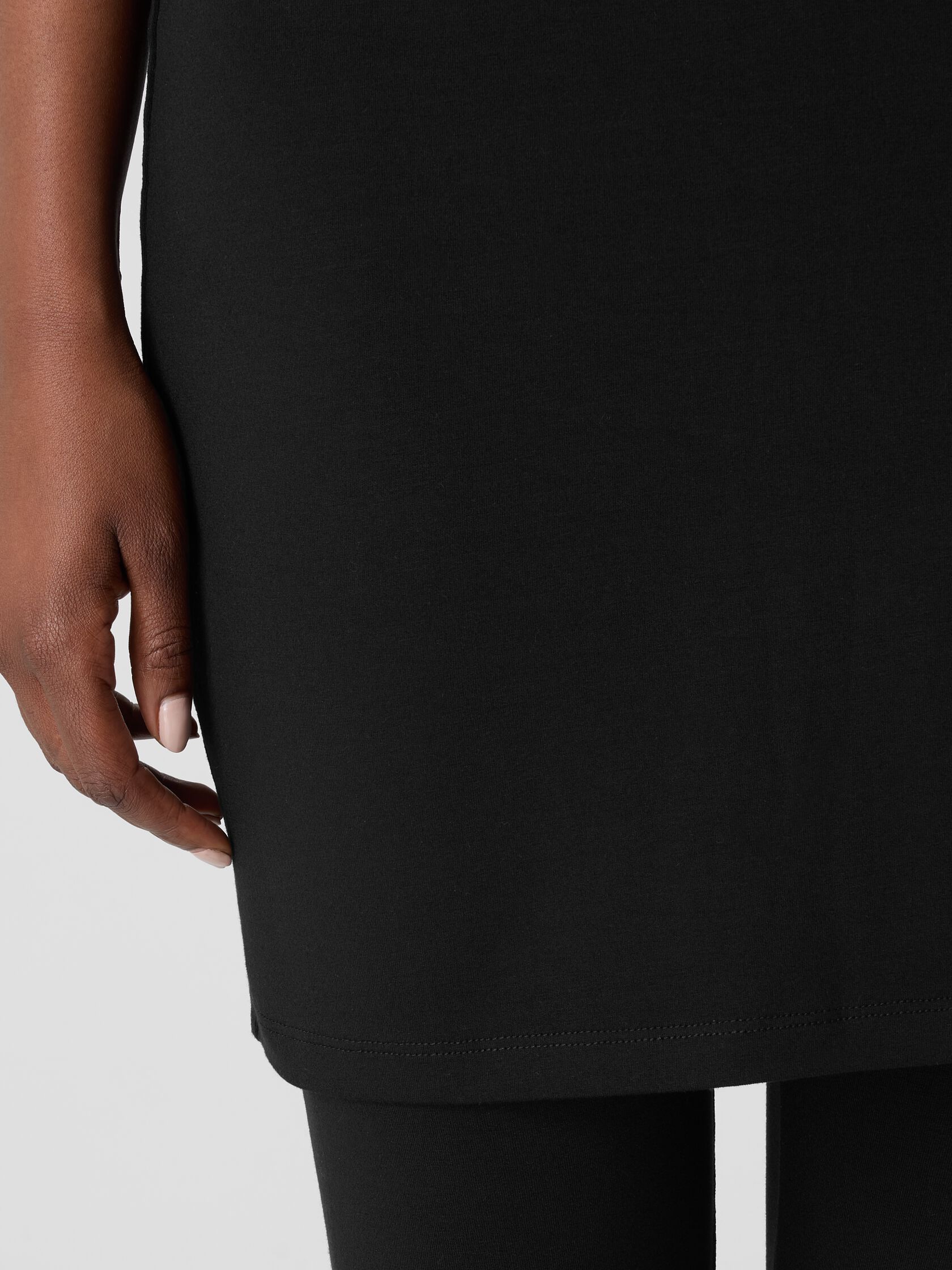 Stretch Jersey Knit Skirted Legging