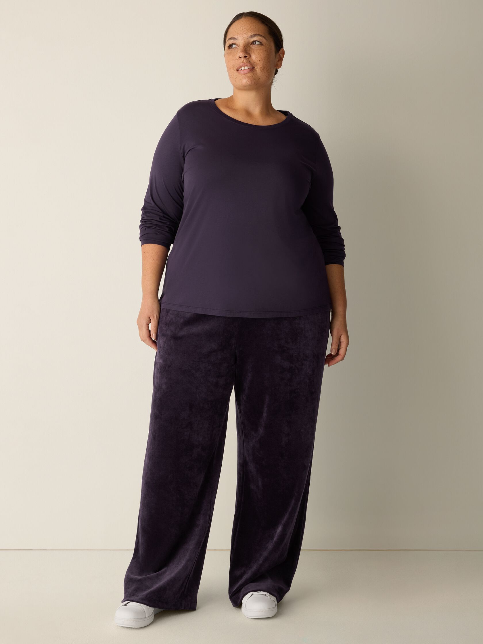 Organic Pima Cotton Jersey Long-Sleeve Tee