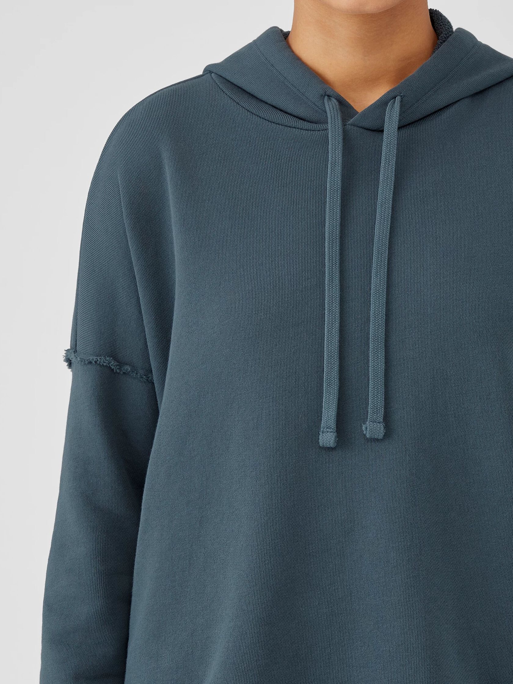 Organic Cotton French Terry Hooded Top