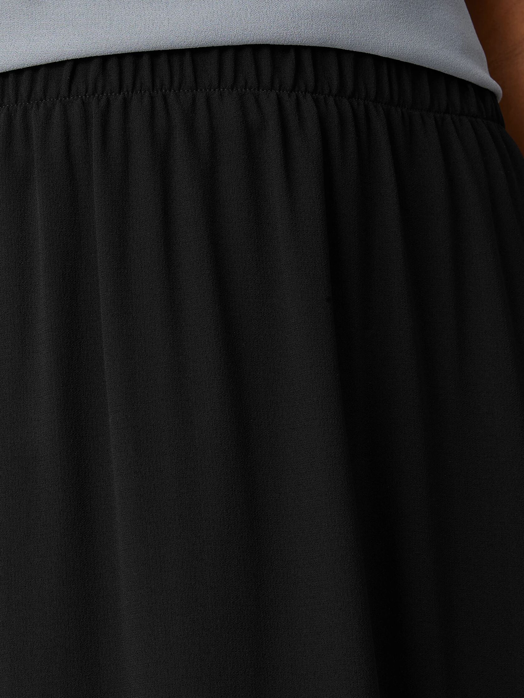 Silk Georgette Flared Skirt