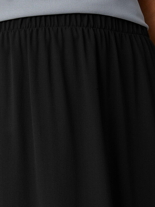 Silk Georgette Flared Skirt