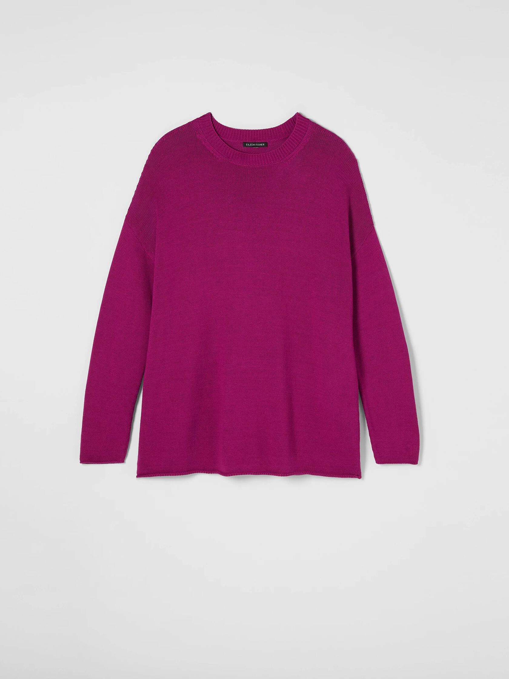 Peruvian Organic Cotton Blend Crew Neck Top