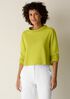 Garment-Dyed Organic Cotton Terry Funnel Neck Top
