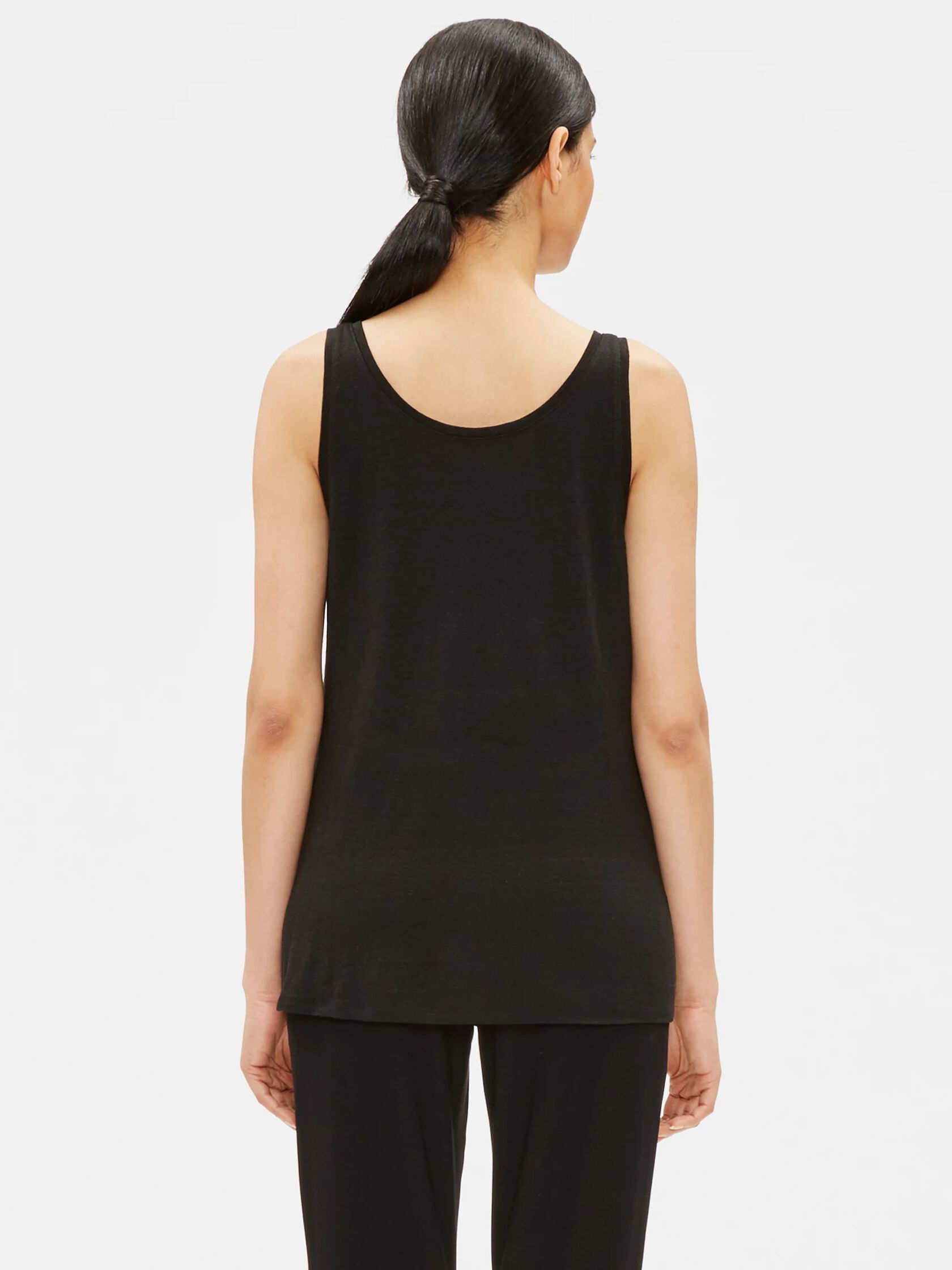 System Organic Linen Jersey Long Tank