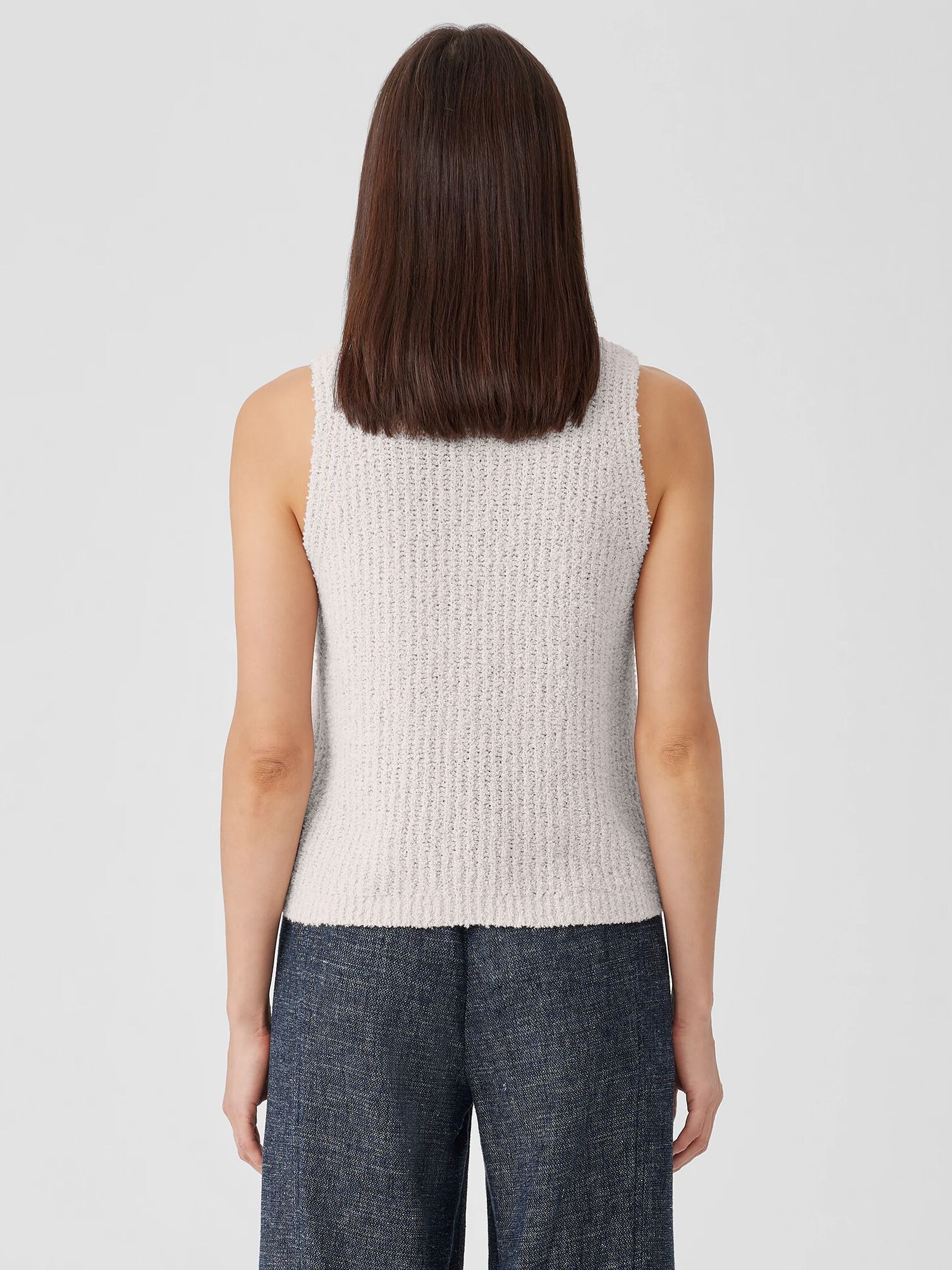 Cotton Fluff Crew Neck Top