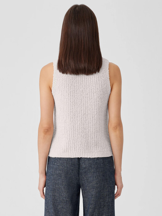 Cotton Fluff Crew Neck Top