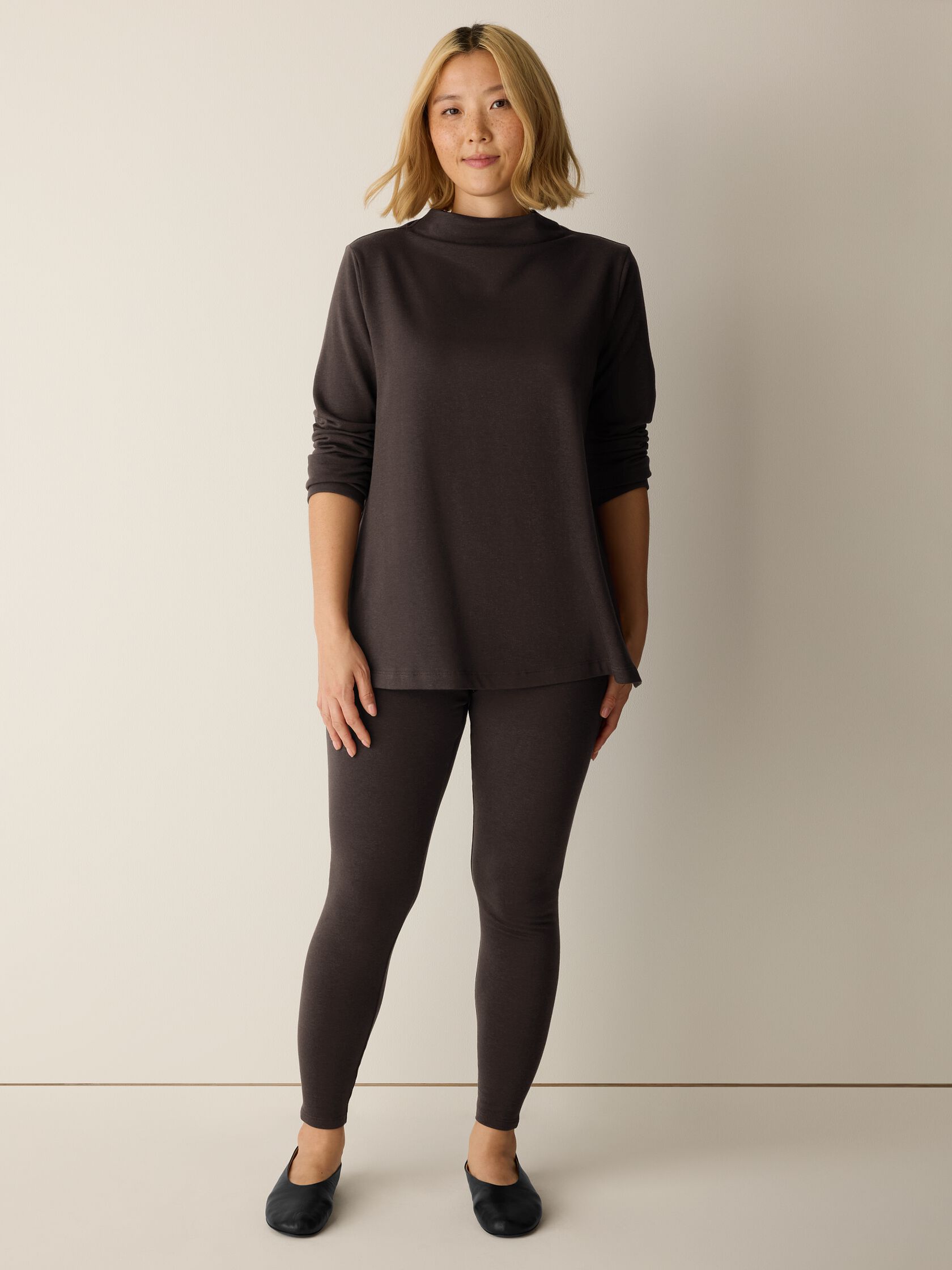 Cozy Brushed Terry Hug High-Waisted Leggings