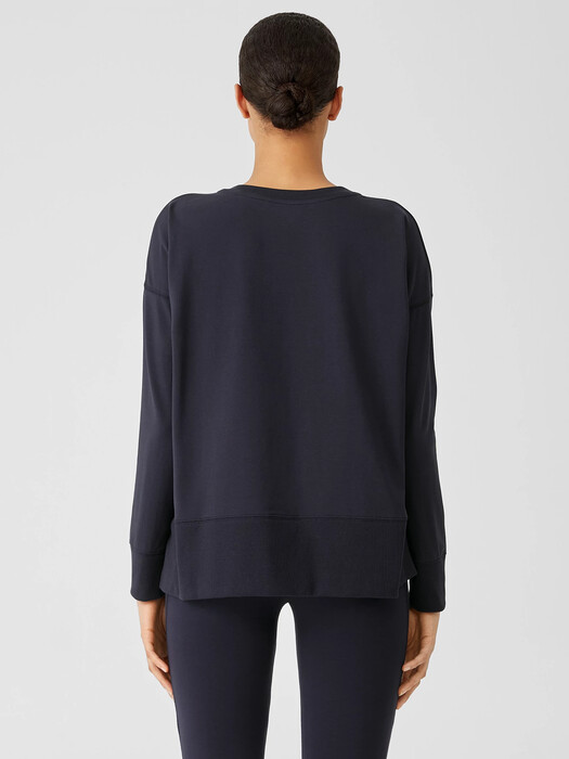 Pima Cotton Stretch Jersey Box-Top