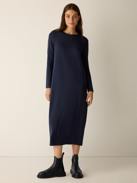 Stretch Jersey Knit Oval Dress