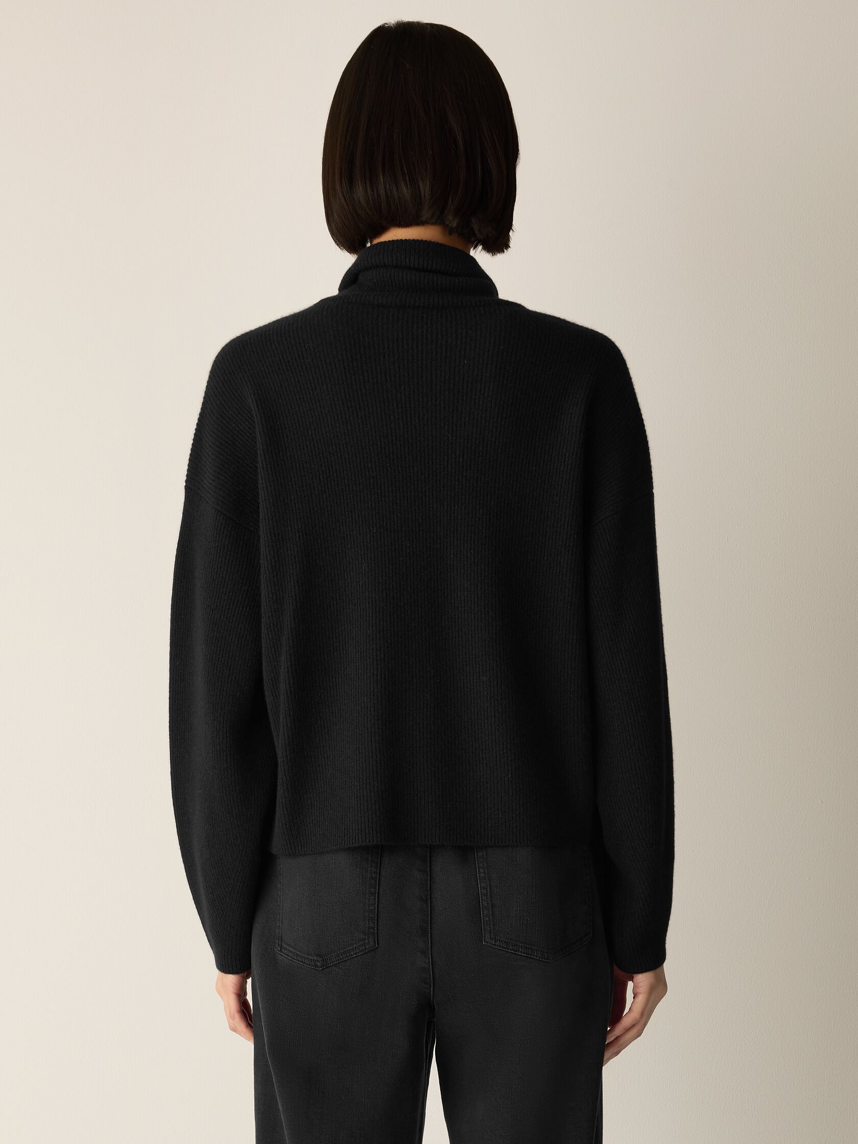 Italian Cashmere Turtleneck Top