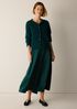 Mohair Plush M&eacute;lange Crew Neck Cardigan