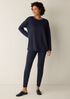 Cozy Brushed Terry Hug High-Waisted Leggings