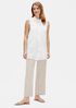Organic Handkerchief Linen Sleeveless Shirt