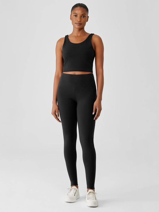 Pima Cotton Stretch Jersey Leggings