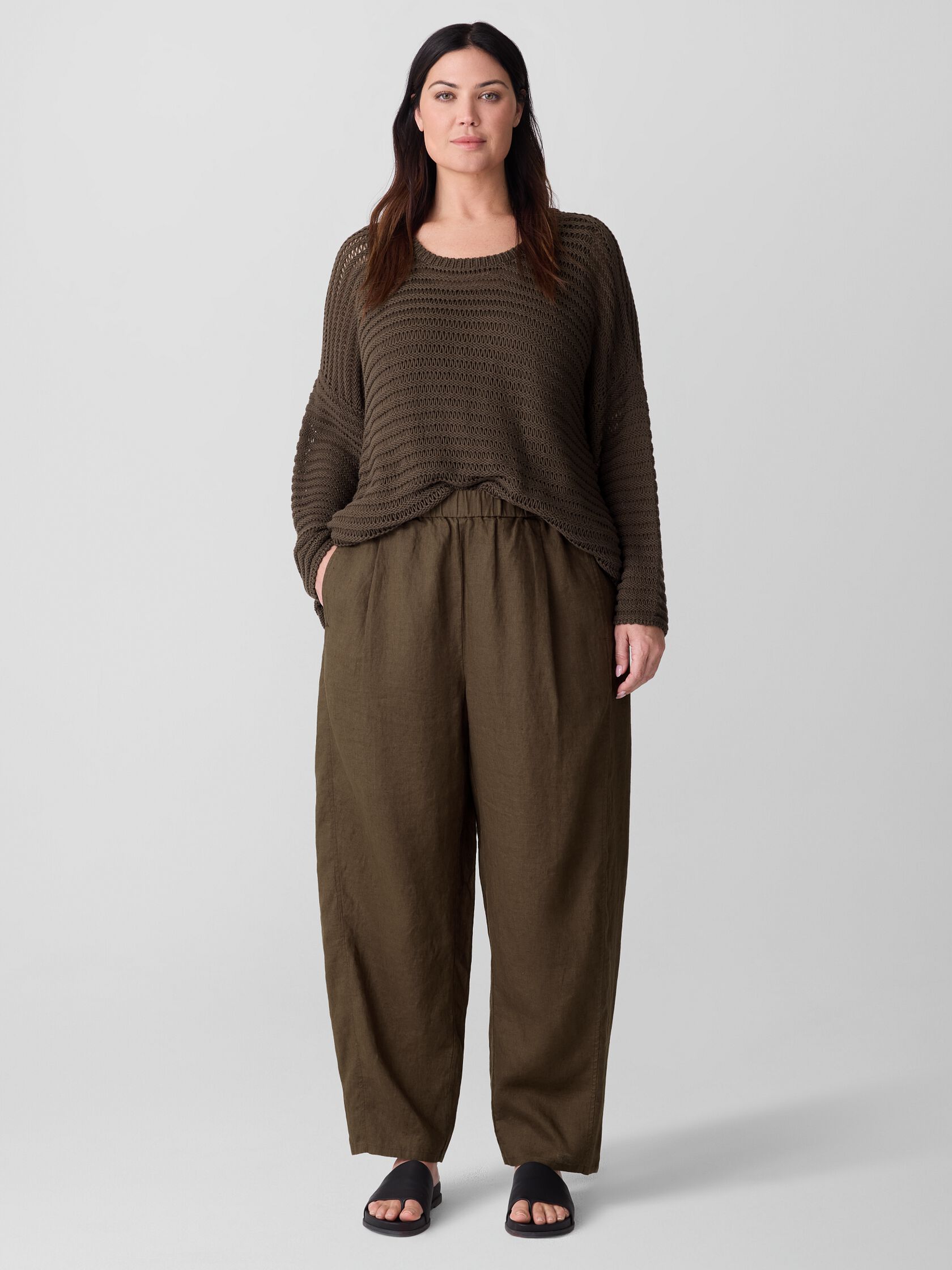 Organic Linen Lantern Pant