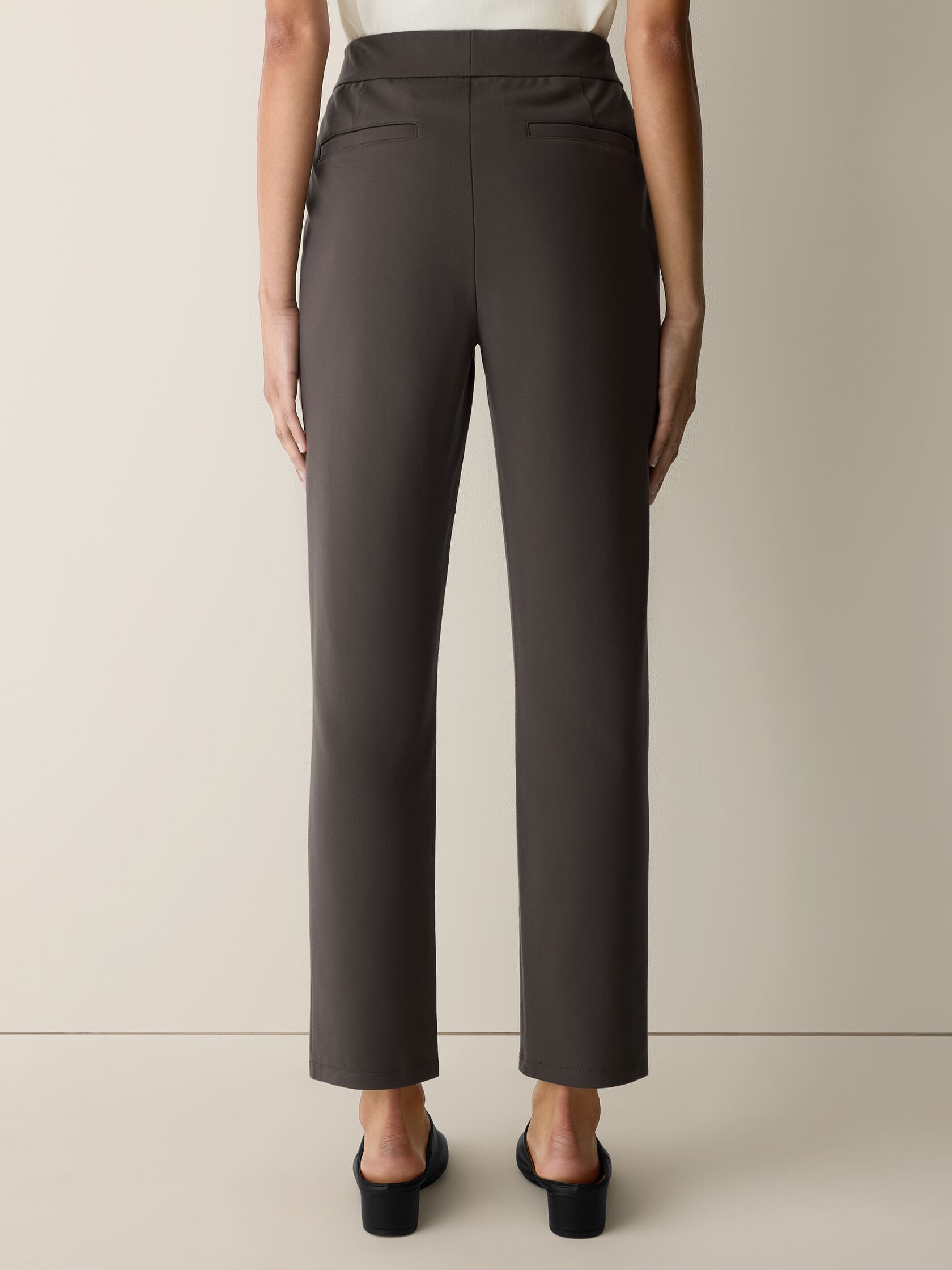 Washable Flex Ponte Slim Pant