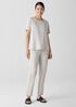 Organic Pima Cotton Jersey Round Neck Tee