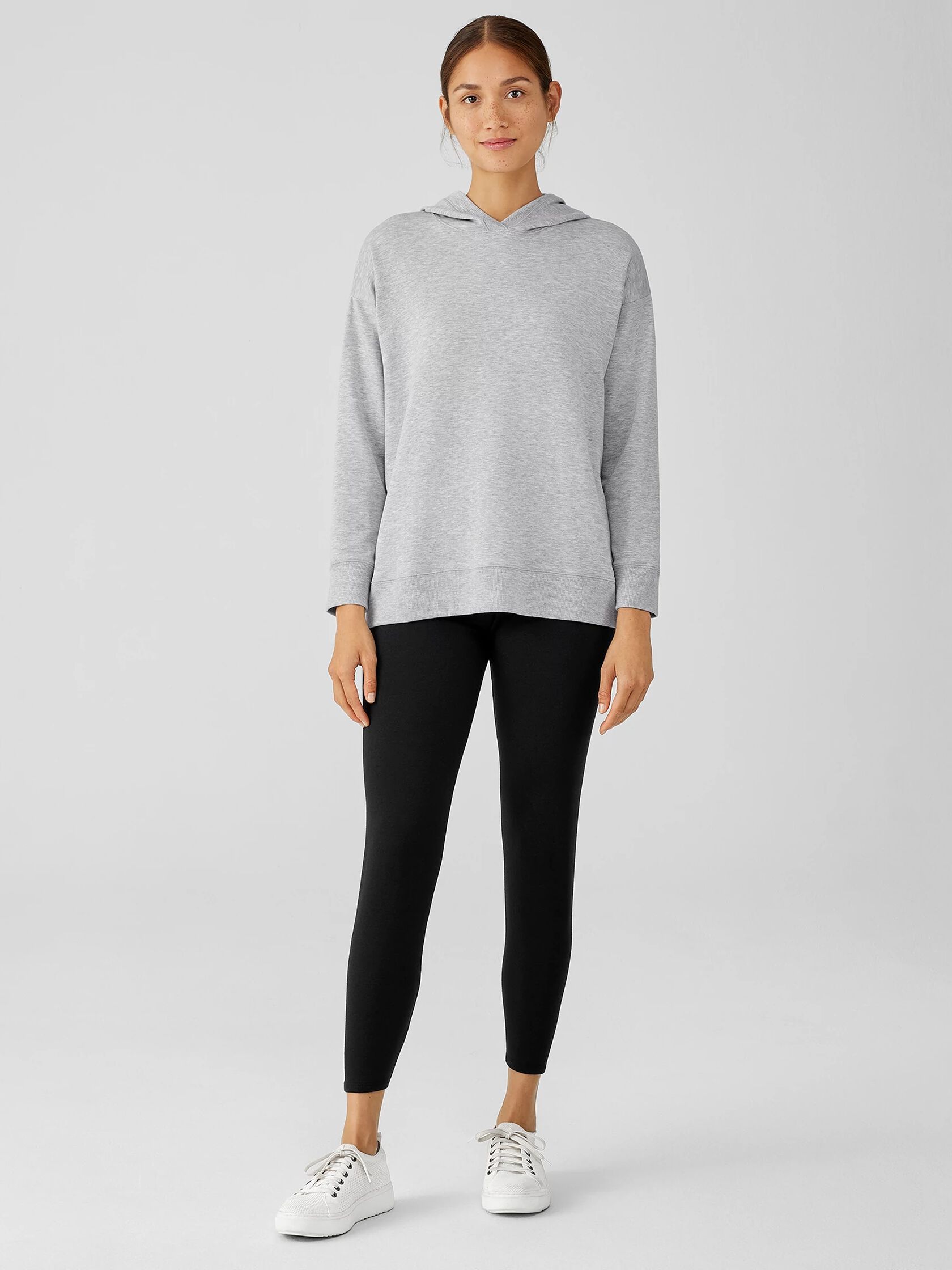 Cozy Brushed Terry Hug Hooded Top