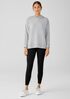 Cozy Brushed Terry Hug Hooded Top