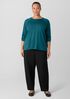 Superfine Merino Crew Neck Top in Regenerative Wool