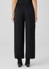 Sandwashed Cupro Wide-Leg Pant