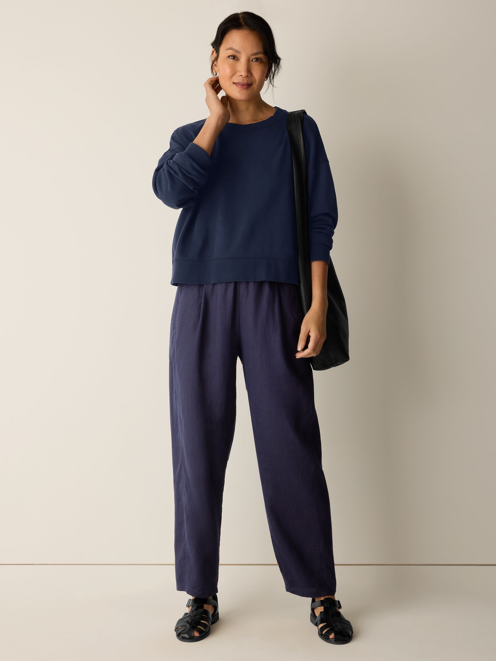 Organic Linen Lantern Pant