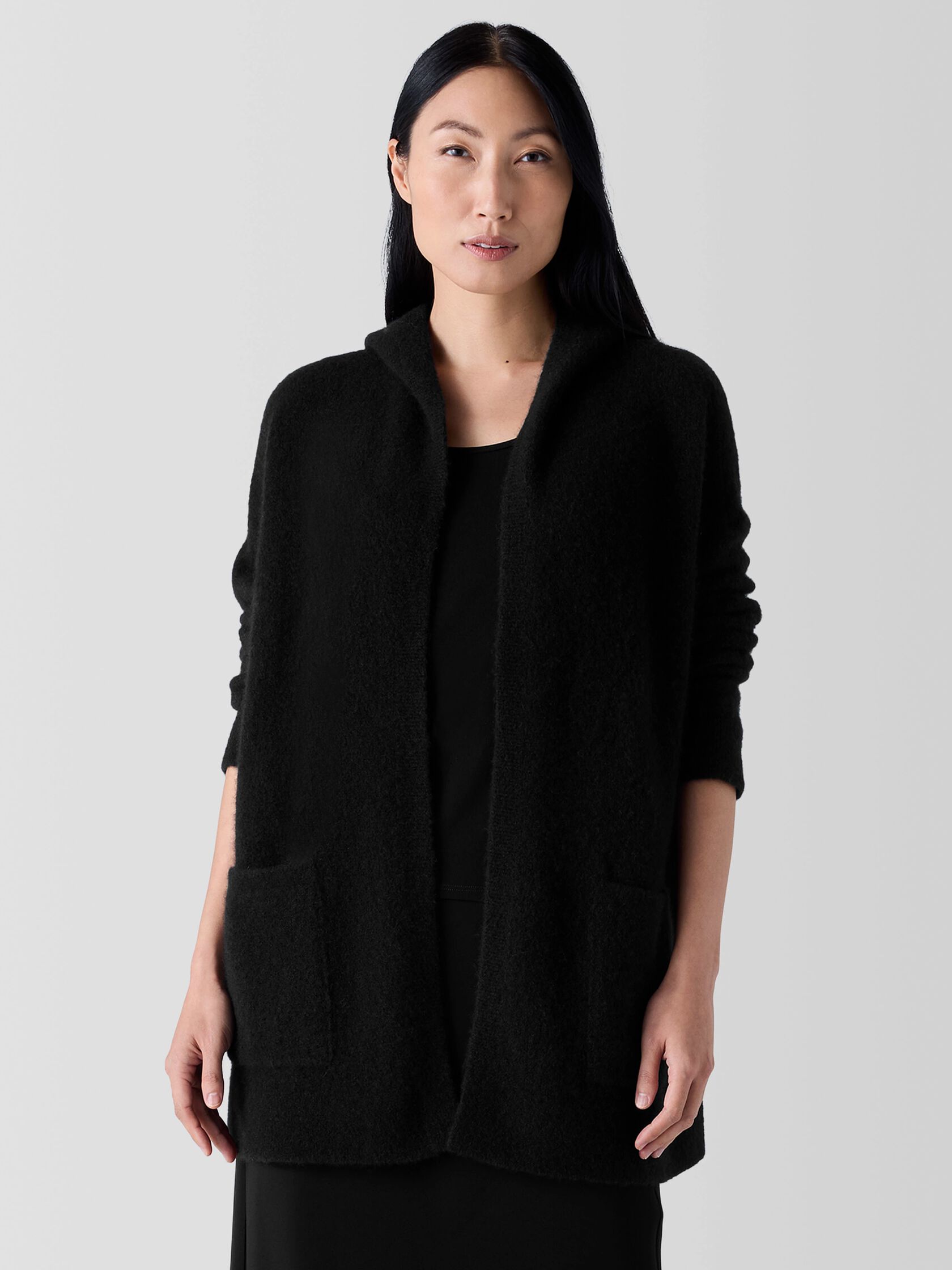 Cashmere Silk Bliss Hooded Cardigan