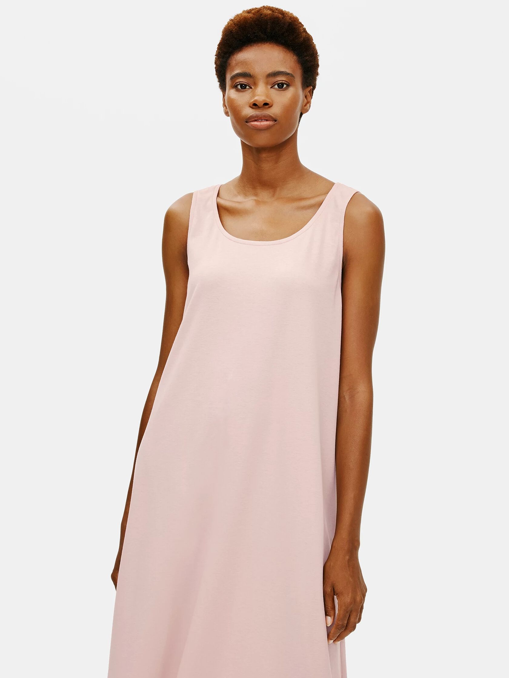 Cozy Organic Cotton Interlock Tank Dress