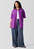 Washed Organic Cotton Poplin Classic Collar Long Shirt