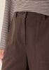 Garment-Dyed Utility Cotton Wide-Leg Pant