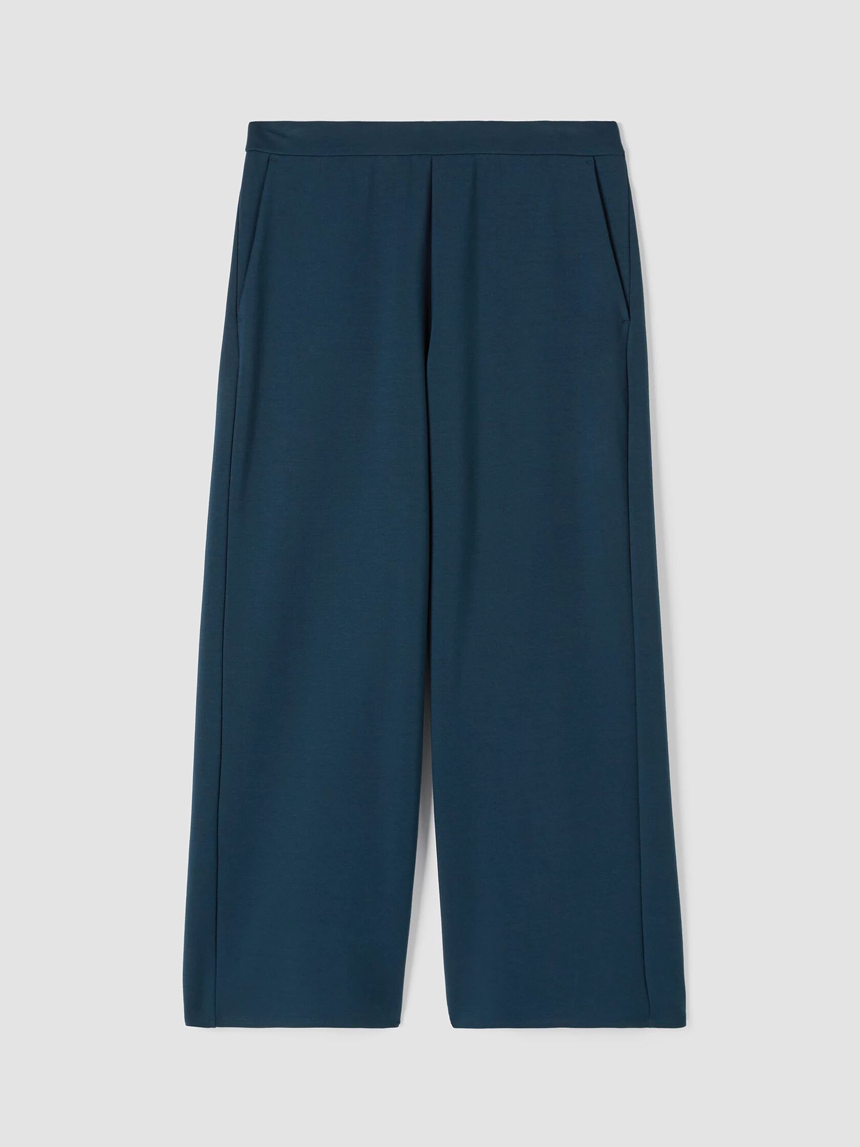 Washable Flex Ponte Wide-Leg Pant