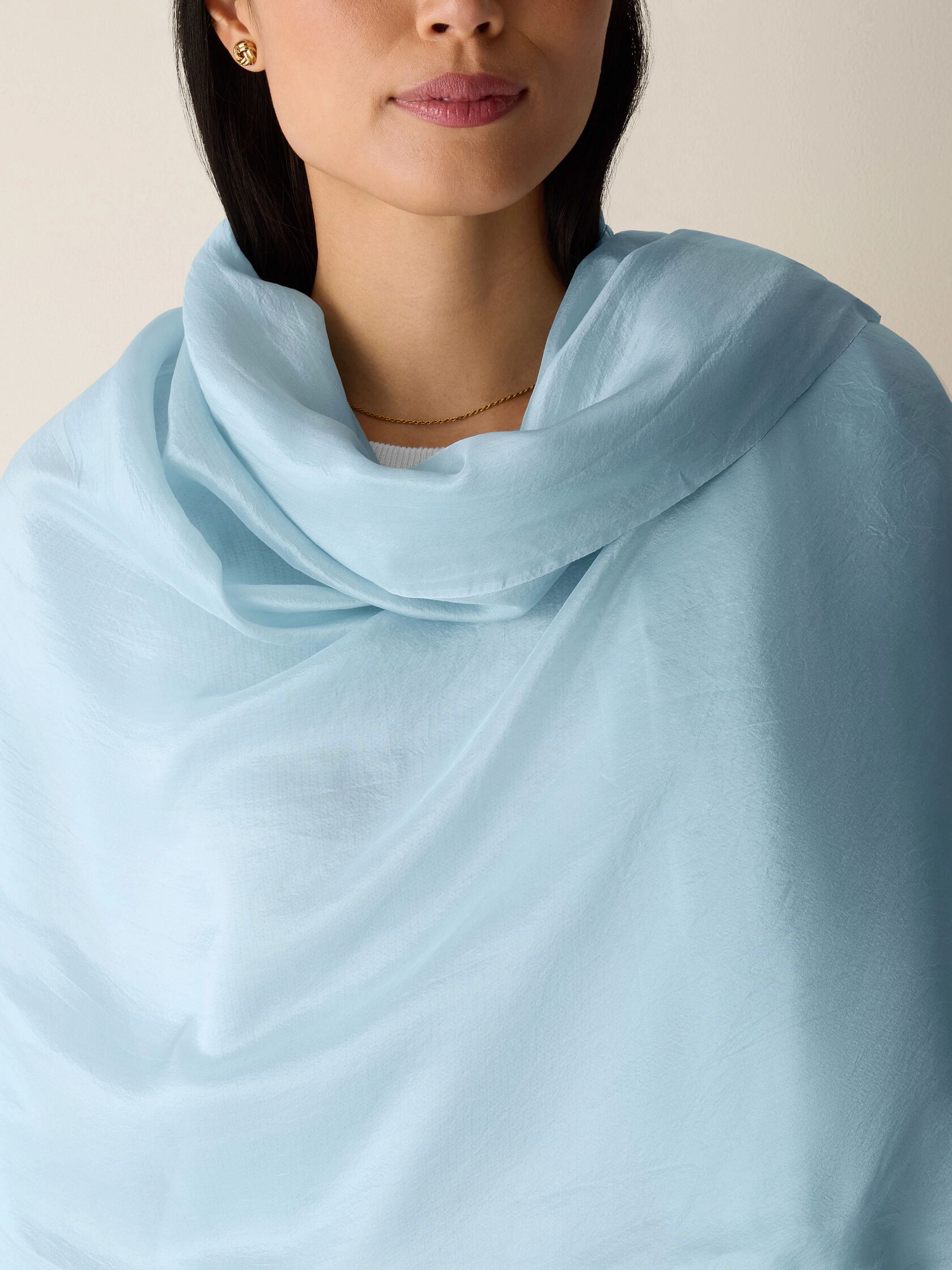 Washed Organic Silk Scarf