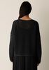Organic Linen Cotton V-Neck Box-Top