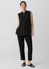 Washable Stretch Crepe Cuffed Pant