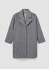 Alpaca Boucle Notch Collar Coat