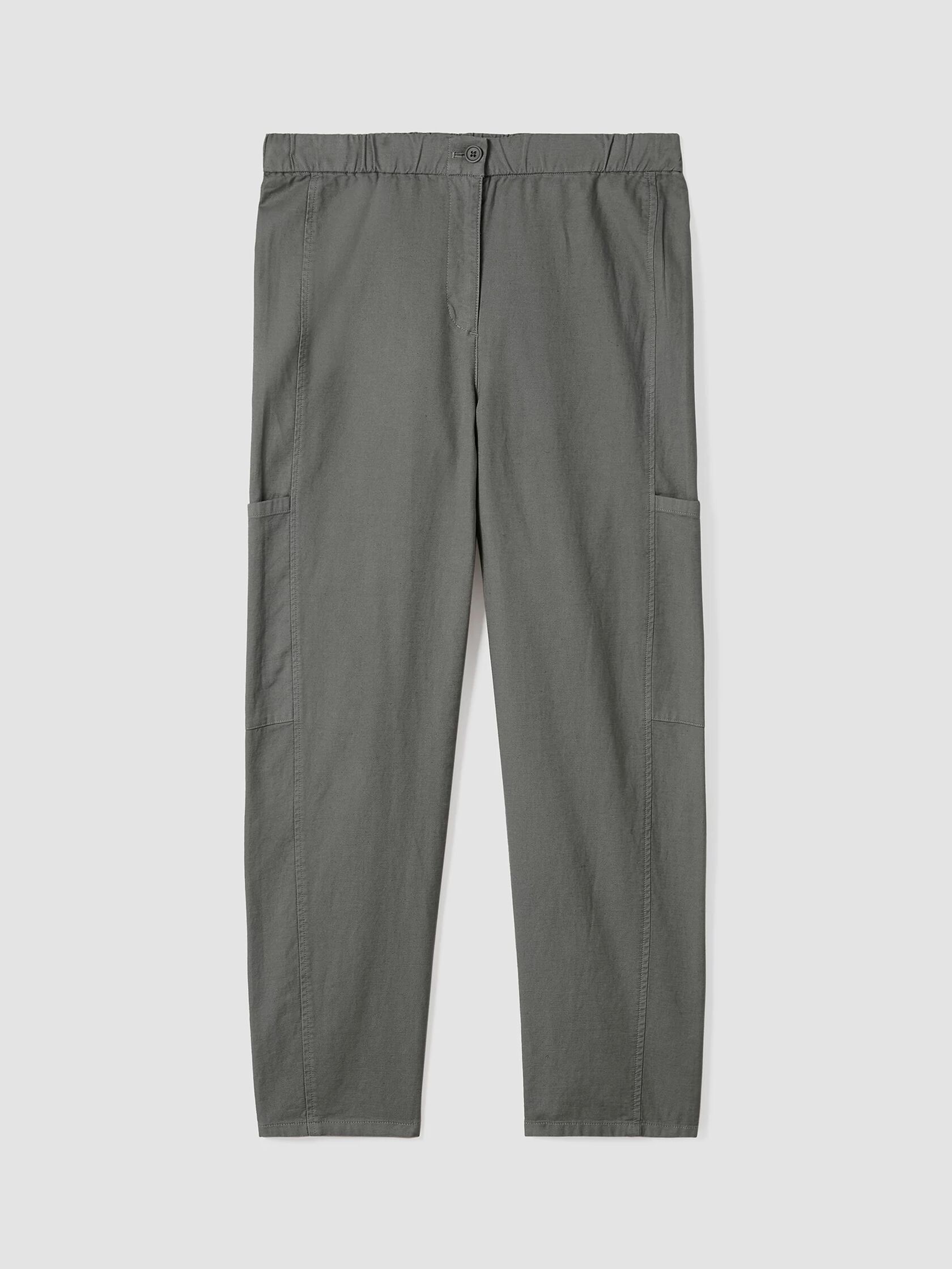 Cotton Hemp Stretch Lantern Pant