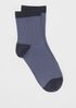 Organic Cotton Ribbed Quarter Crew Sock