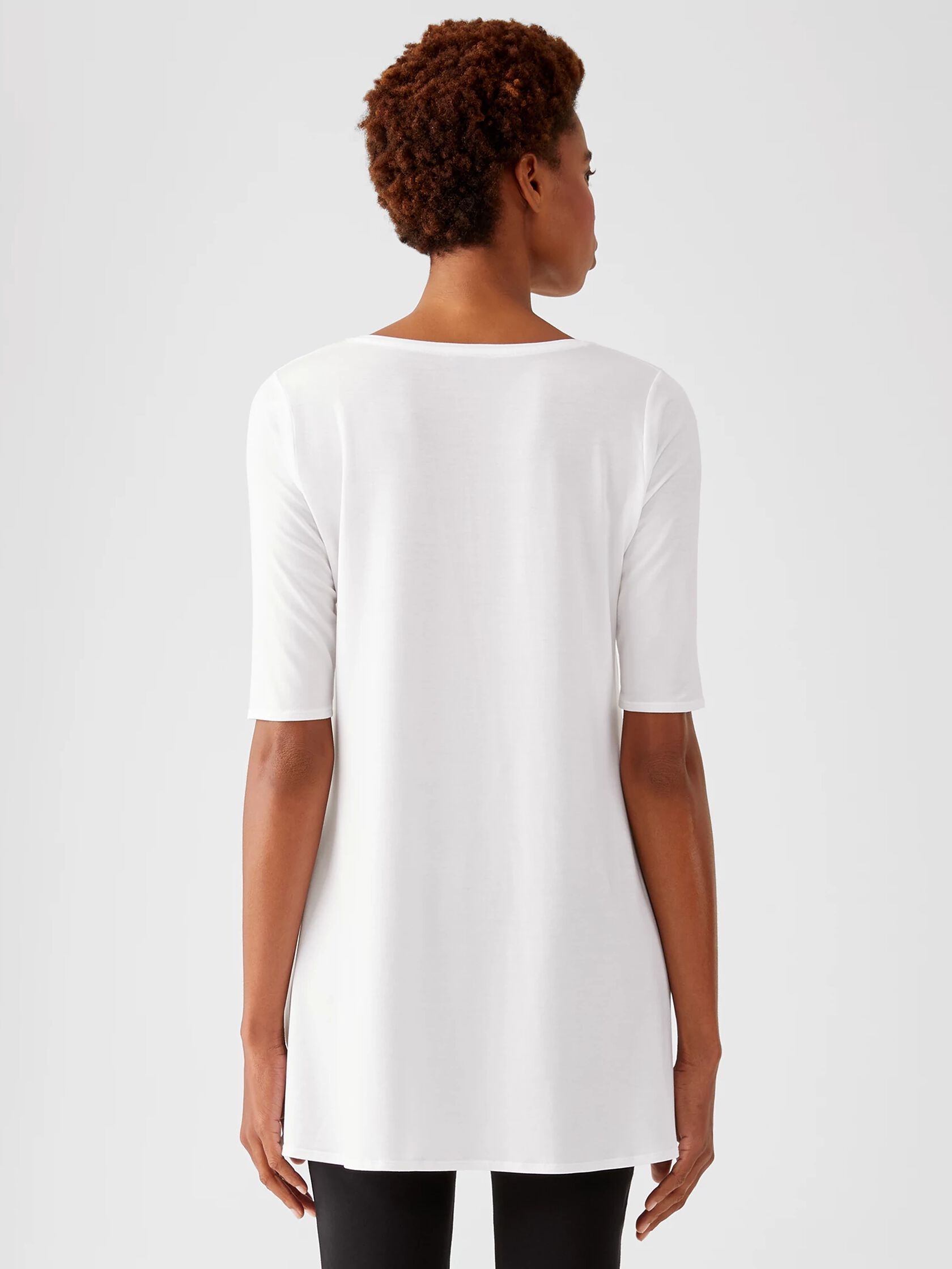 Fine Jersey Scoop Neck Tunic