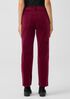 Organic Cotton Stretch Corduroy Straight Pant