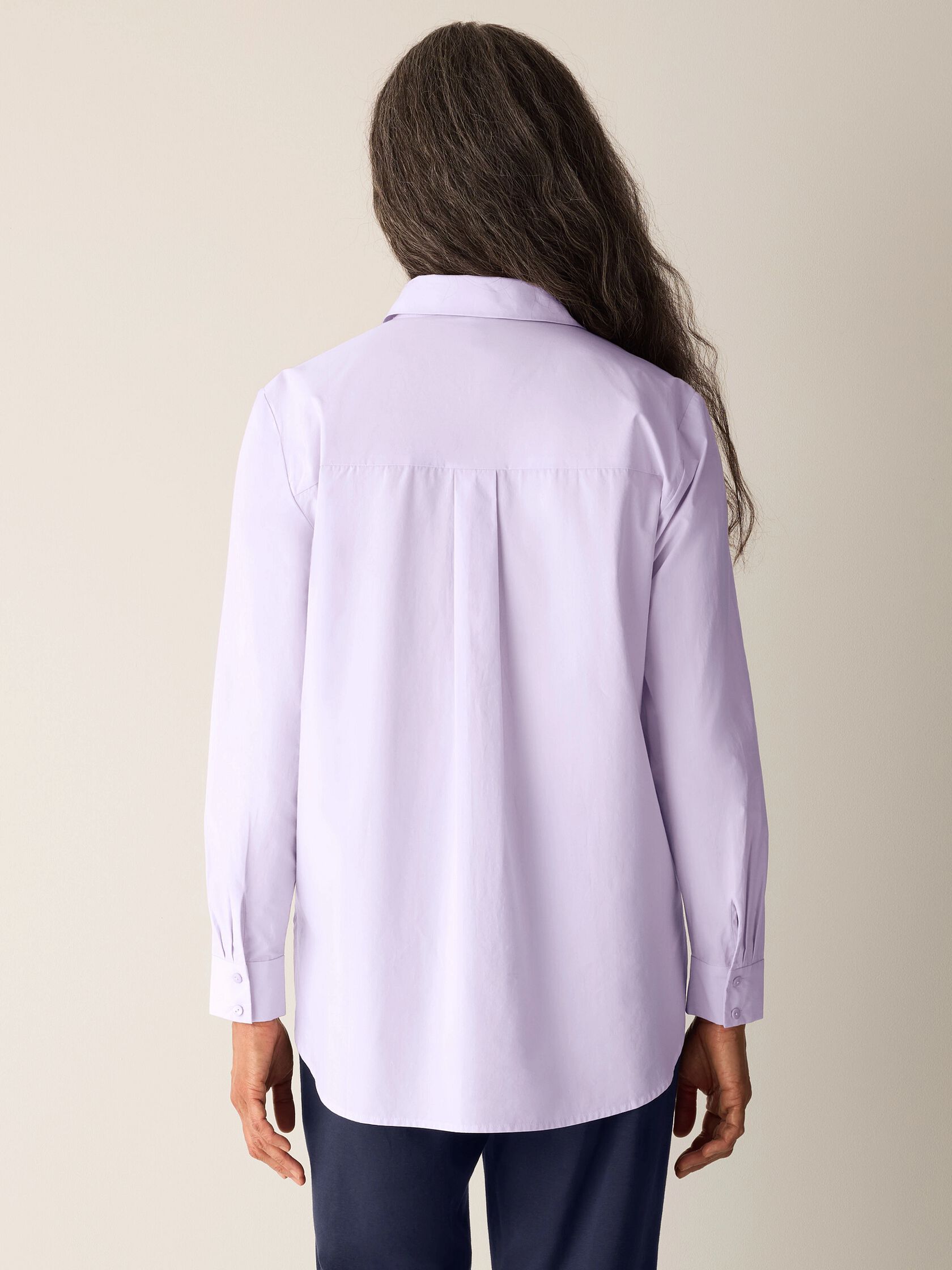 Organic Cotton Poplin Classic Collar Shirt