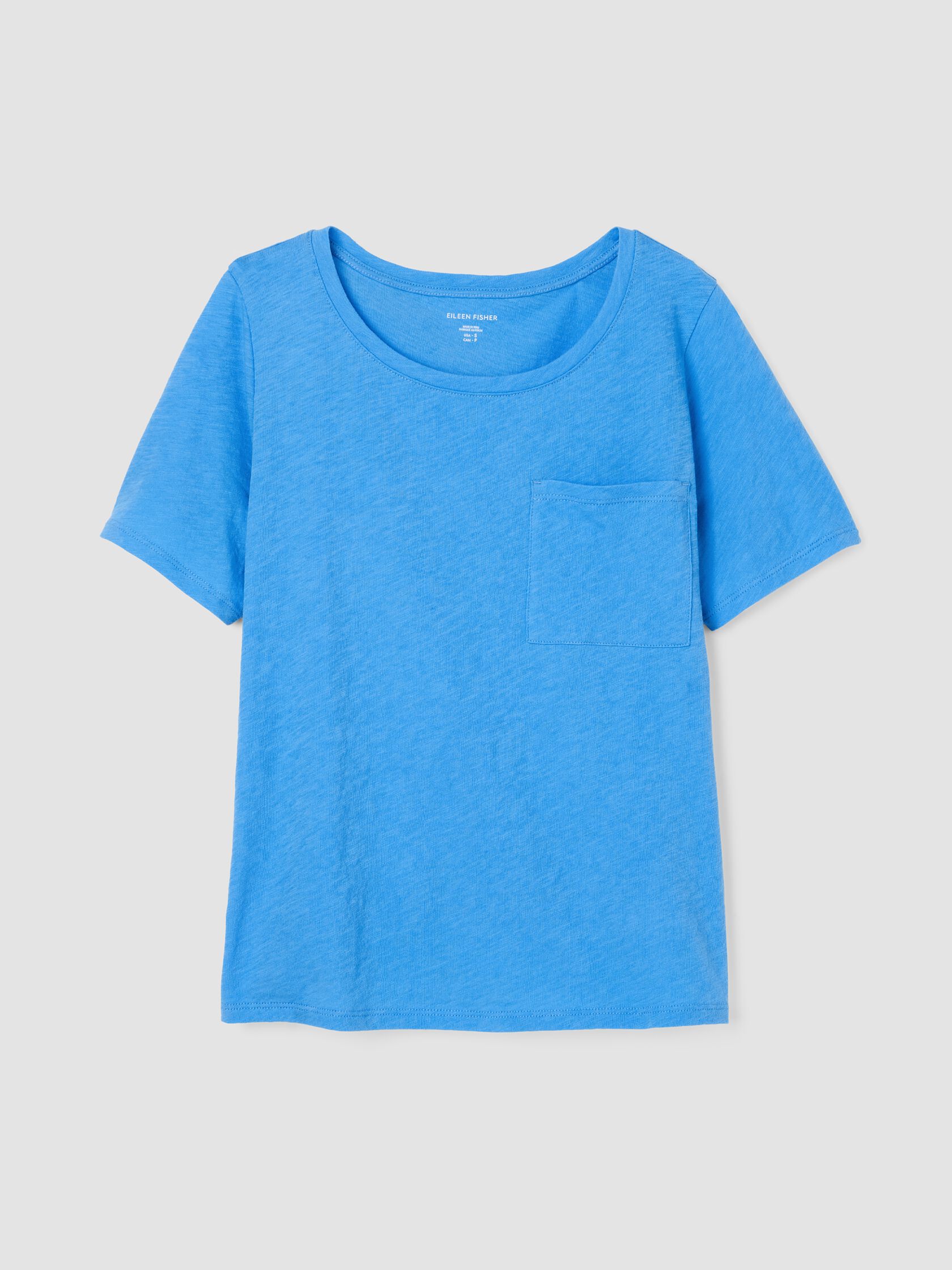 Organic Cotton Slubby Jersey Pocket Tee