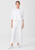 Organic Cotton French Terry Straight Pant