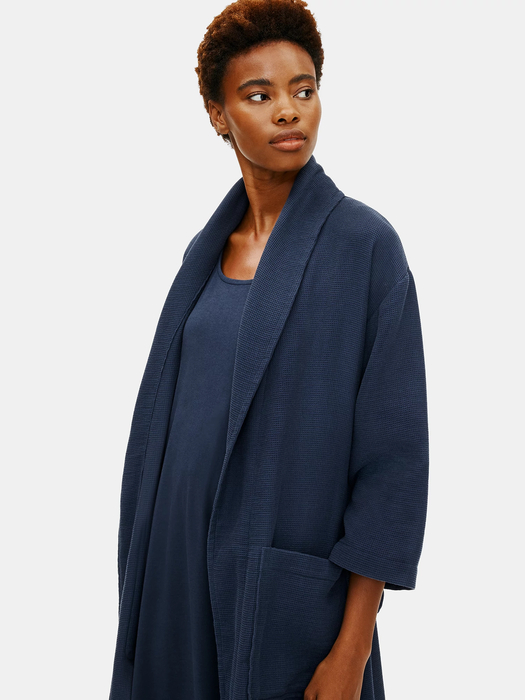 Organic Cotton Waffle Spa Robe