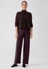 Boiled Wool Jersey Straight Pant