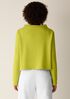 Garment-Dyed Organic Cotton Terry Funnel Neck Top