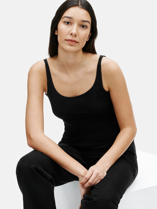 Stretch Silk Jersey Long Cami