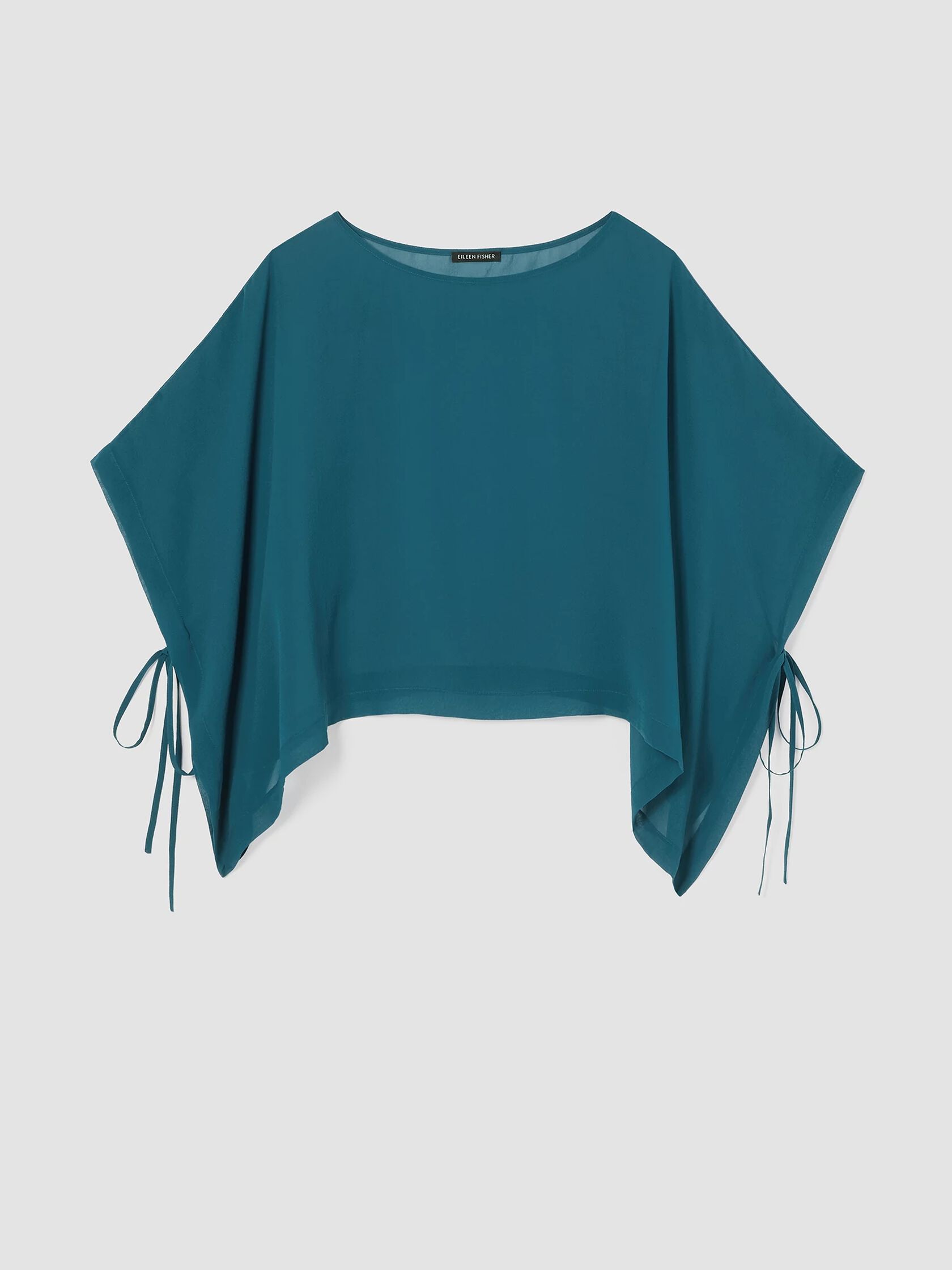 Sheer Silk Georgette Poncho